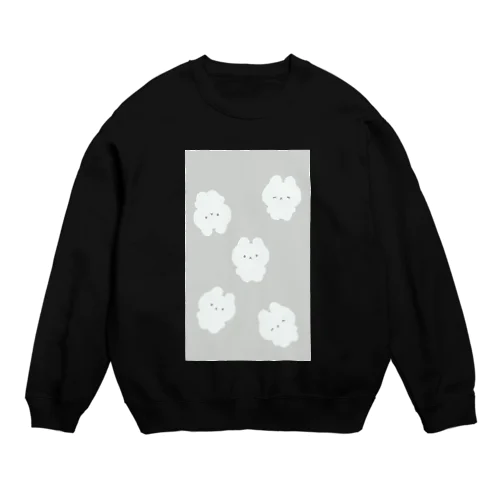 うさぎの群れ Crew Neck Sweatshirt