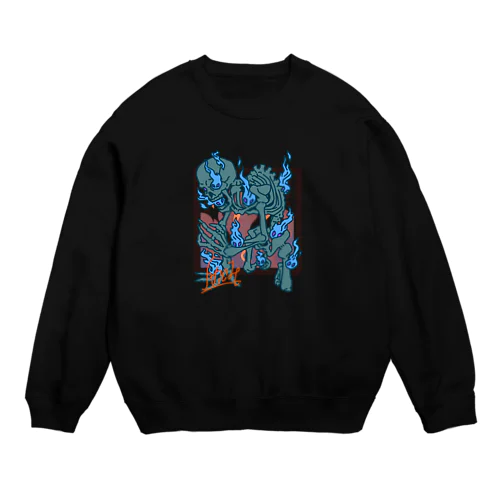 餓者髑髏　がしゃどくろ Crew Neck Sweatshirt