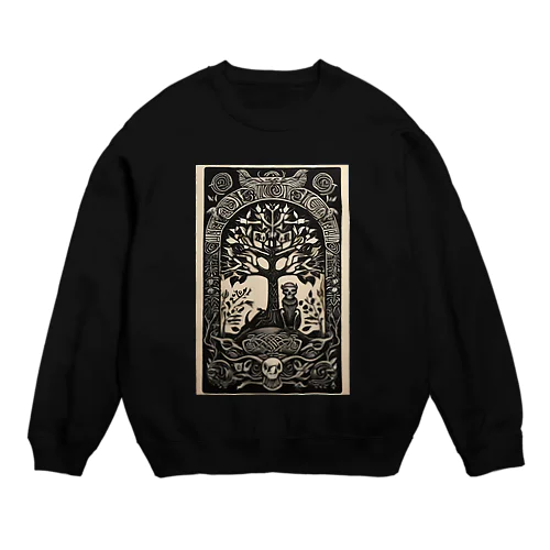 ドクロの木 Crew Neck Sweatshirt