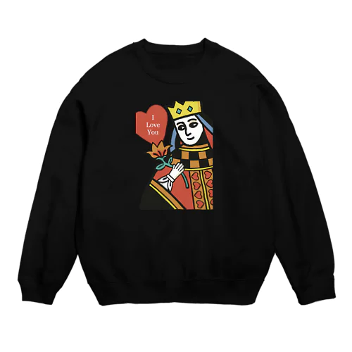 ハートの女王 Crew Neck Sweatshirt