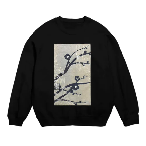 図案　花 Crew Neck Sweatshirt