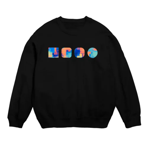 西陽にあたる雨 Crew Neck Sweatshirt