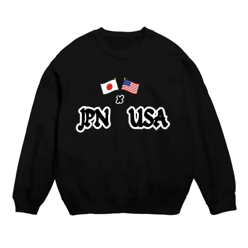 JPN✘USA Crew Neck Sweatshirt