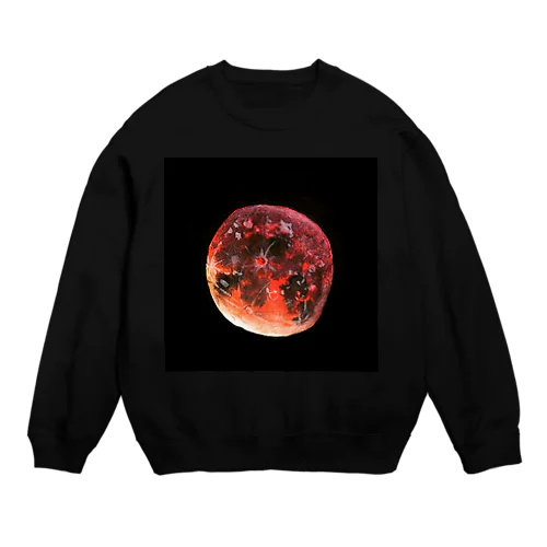 皆既月食 Crew Neck Sweatshirt