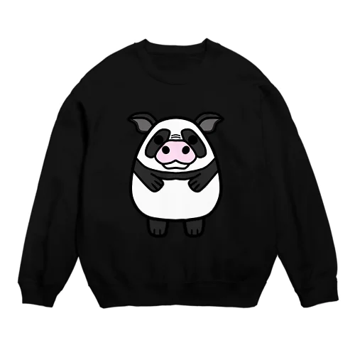 mixAnimal（ミックスアニマル）パンダ×ブタ Crew Neck Sweatshirt