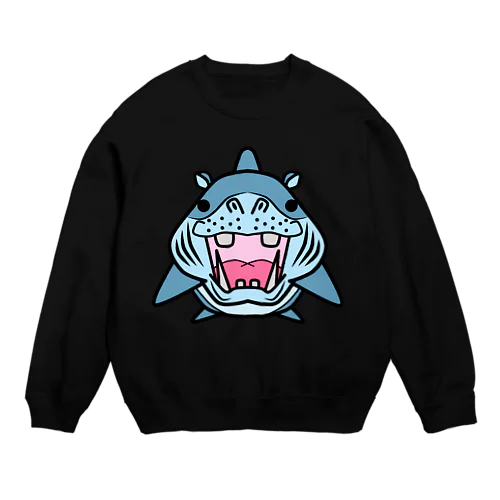 mixAnimal（ミックスアニマル）サメ×カバ Crew Neck Sweatshirt