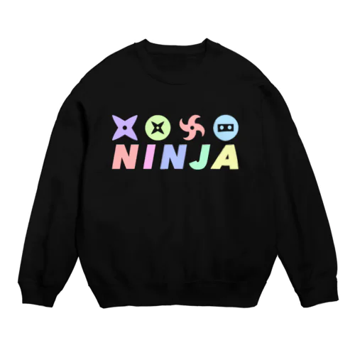 KAPPANGオリジナルブランド「nimja.spring」 Crew Neck Sweatshirt