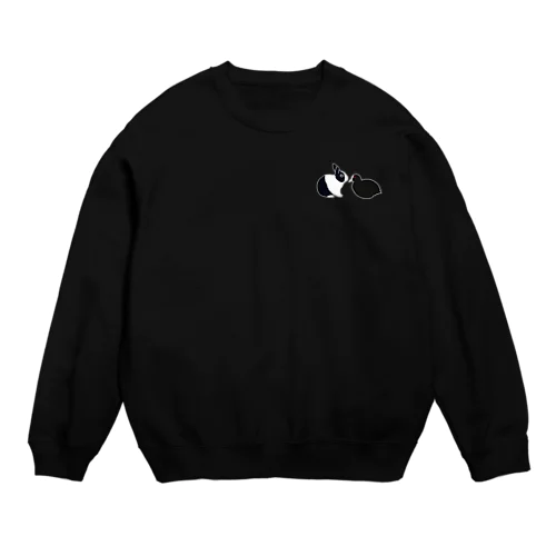 ダッチうさぎ(座)とオオバン Crew Neck Sweatshirt