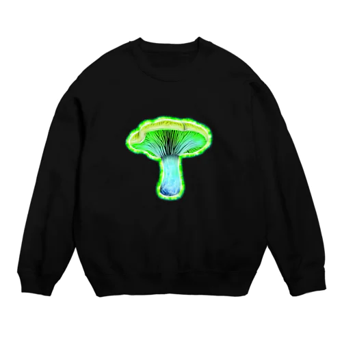 ビオルミネセントマッシュルーム  Crew Neck Sweatshirt