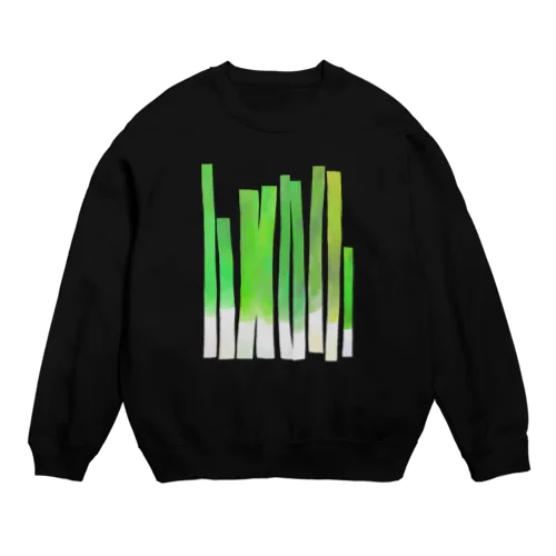 ねぎ生えたww Crew Neck Sweatshirt