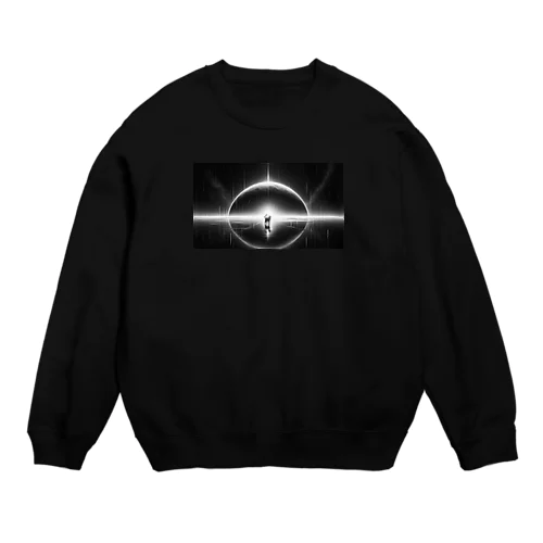 「猫の孤独な旅」 Crew Neck Sweatshirt