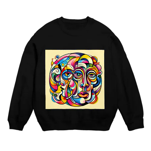 まんまる Crew Neck Sweatshirt