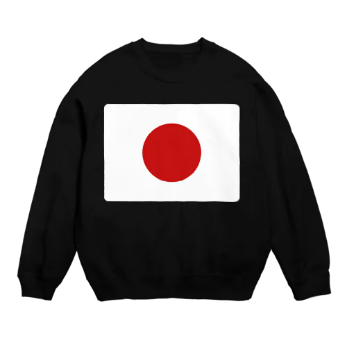 日本の国旗 Crew Neck Sweatshirt