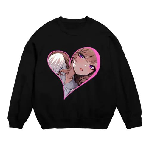 キュートな美少女💖 Crew Neck Sweatshirt