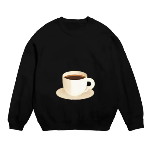 シンプル コーヒー Crew Neck Sweatshirt