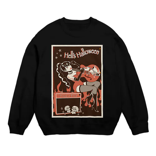 地獄のギターヒロイン Crew Neck Sweatshirt