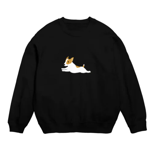 走る姿は飛んでる Crew Neck Sweatshirt