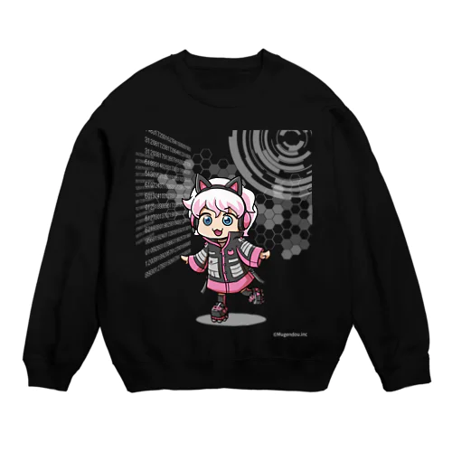 オタクラン/猫耳ちゃん Crew Neck Sweatshirt