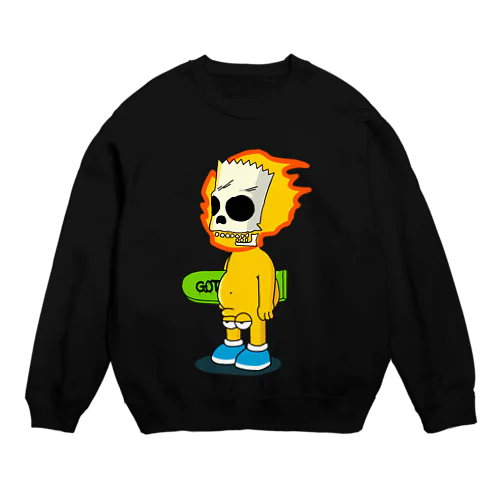 Bart シンプソン Crew Neck Sweatshirt