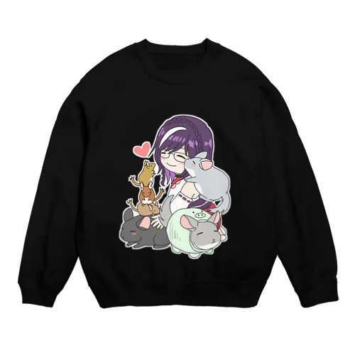 葉月なちゅえ＆ほわぷりちんちらーずコラボグッズ Crew Neck Sweatshirt