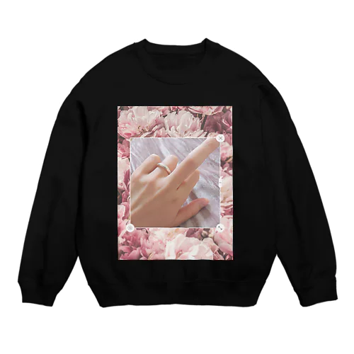 幸せであれ Crew Neck Sweatshirt