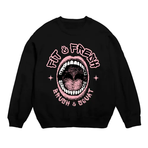 Fit & Fresh: Brush & Squat Crew Neck Sweatshirt