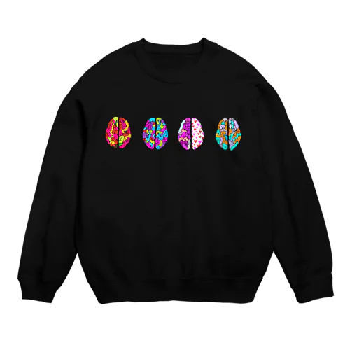 半分くらいでいいんじゃない Crew Neck Sweatshirt