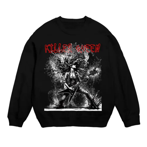 guitar女子(KILLER　 QUEEN) Crew Neck Sweatshirt