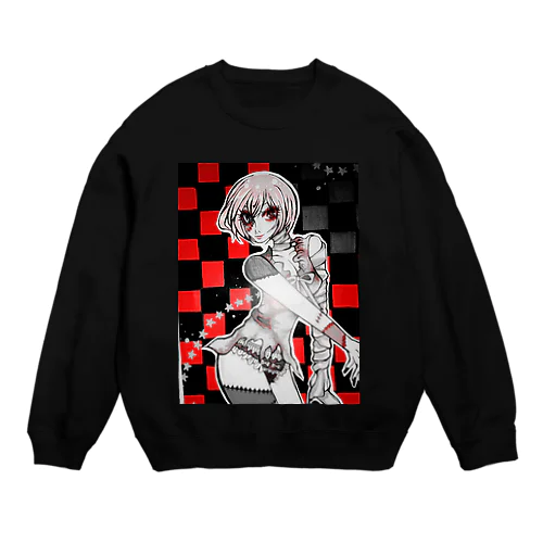 ゾンビ･イン･ザ･ダンサー(加工バージョン) Crew Neck Sweatshirt