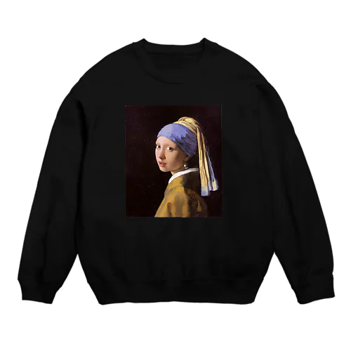 真珠の耳飾りの少女 Crew Neck Sweatshirt