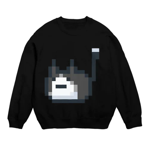 ハチワレねこさんドット（ファビコン）  Crew Neck Sweatshirt