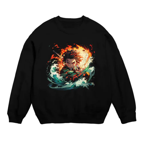 Tanjiro Kimetsu No Yaiba Anime 2023 Crew Neck Sweatshirt