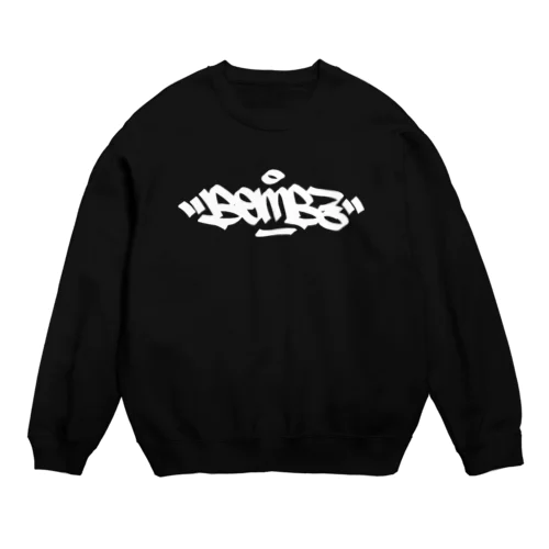 ホワイトBombタグ Crew Neck Sweatshirt