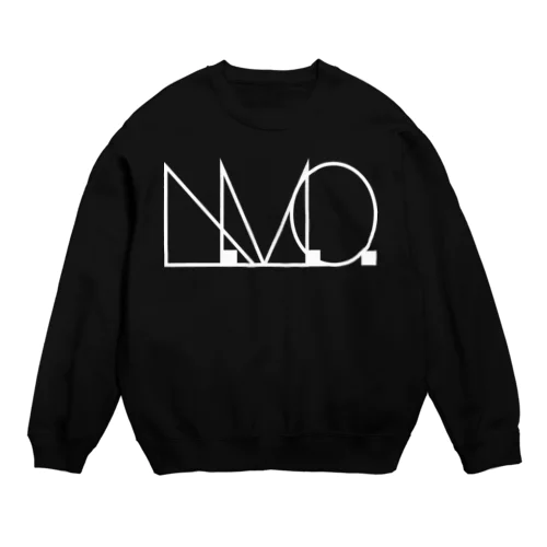 L.M.O.ロゴ(白) Crew Neck Sweatshirt