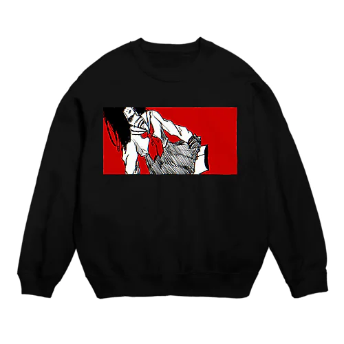 前途多難か!? Crew Neck Sweatshirt