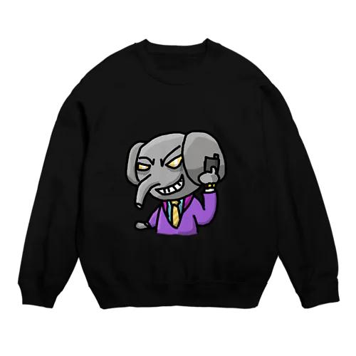 はろーもしもし　ぞうさん！ Crew Neck Sweatshirt