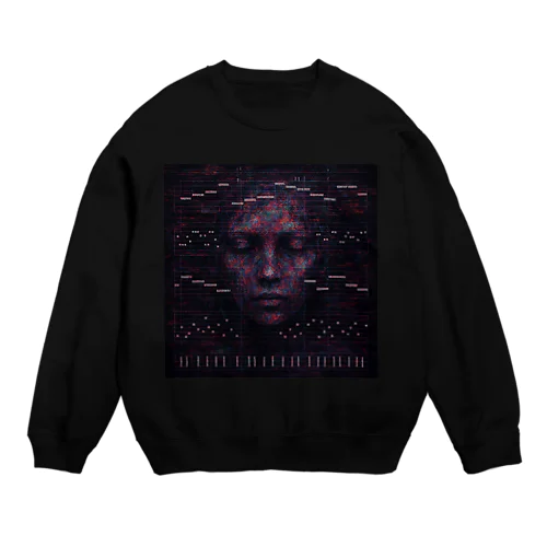 ノイズに潜む記憶 Crew Neck Sweatshirt