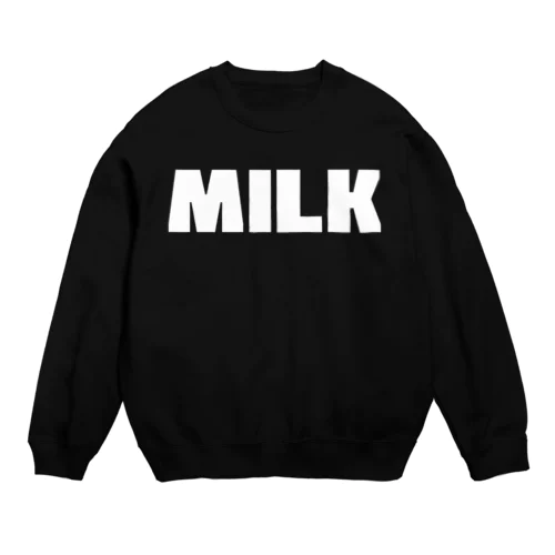 MILK ミルク B シンプルBIGロゴ ストリートファッション B スウェット