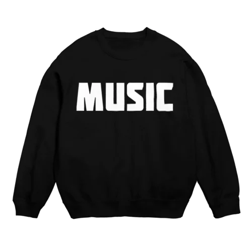 Music ミュージック B シンプルBIGロゴ ストリートファッション Crew Neck Sweatshirt