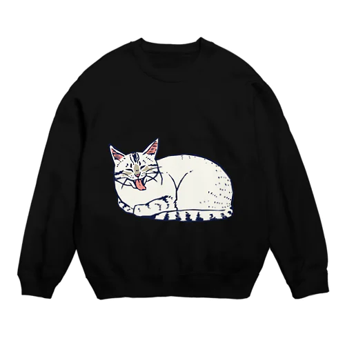 眠たいねぇええ Crew Neck Sweatshirt