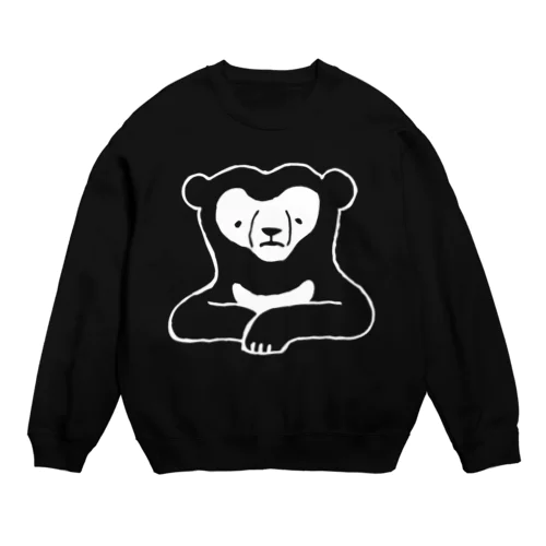 くまざわくん（ホワイトライン） Crew Neck Sweatshirt