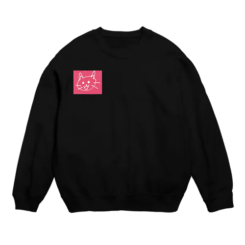 イカれた猫 Crew Neck Sweatshirt