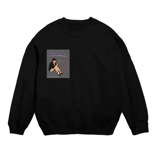 病み嬢系smoker Crew Neck Sweatshirt