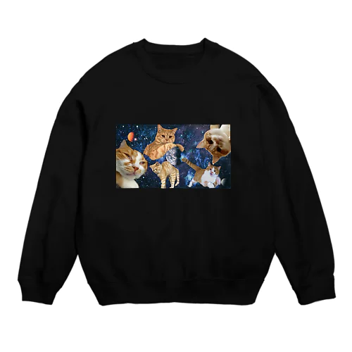 きなり、すけろく 宇宙を感じる Crew Neck Sweatshirt