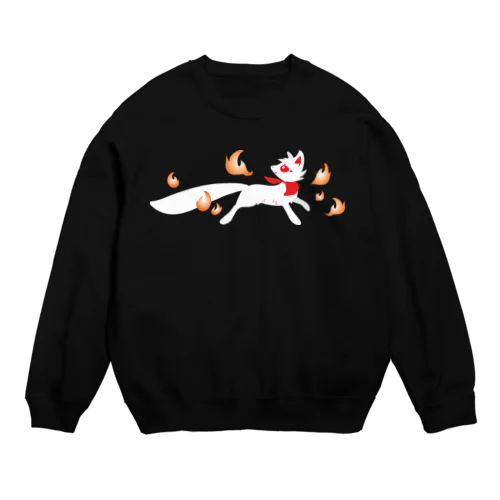 狐火夜行 Crew Neck Sweatshirt