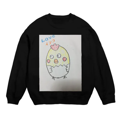 LOVEインコ Crew Neck Sweatshirt