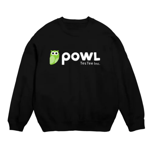 ぽぽろう×PowlロゴB Crew Neck Sweatshirt