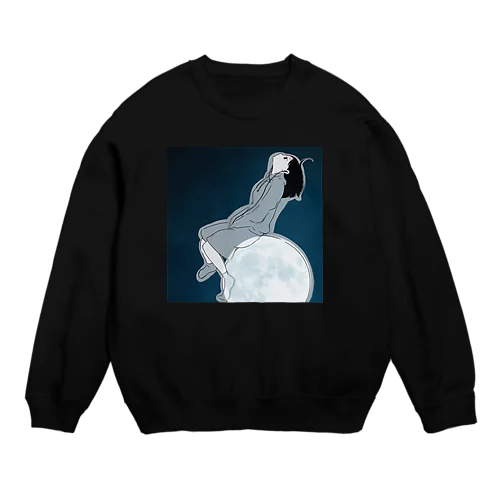 夜王子と月の姫 Crew Neck Sweatshirt