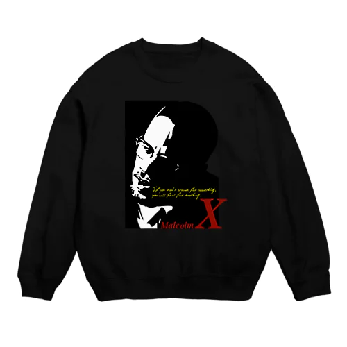 MALCOLM X Crew Neck Sweatshirt