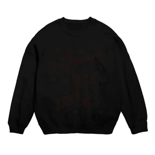 穴馬トリップ（Aタイプ） Crew Neck Sweatshirt